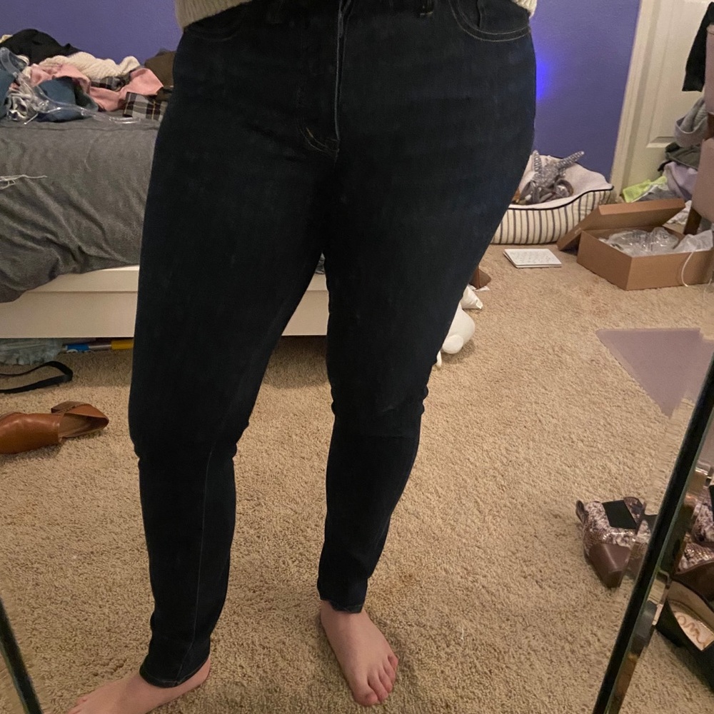 Madewell 9-inch mid rise skinny jeans